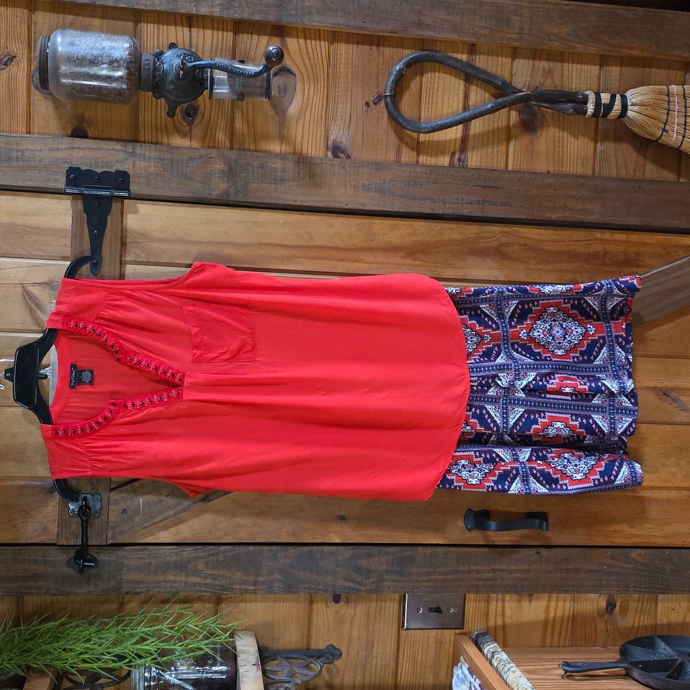 Nue Options Rayon Top With Ultra Flirt No Iron Polyester Pants